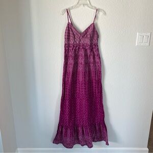 American Eagle Bohemian Purple Maxi Dress Size 4